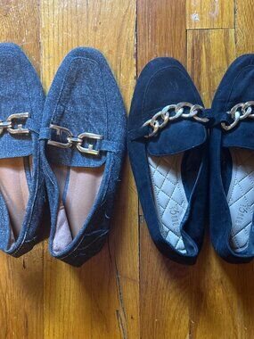 2 pairws of loafers size 8